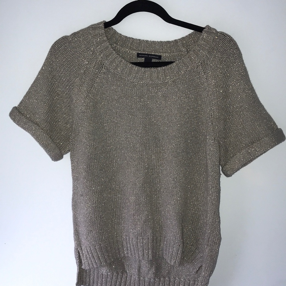 Glittery Banana Republic sweater